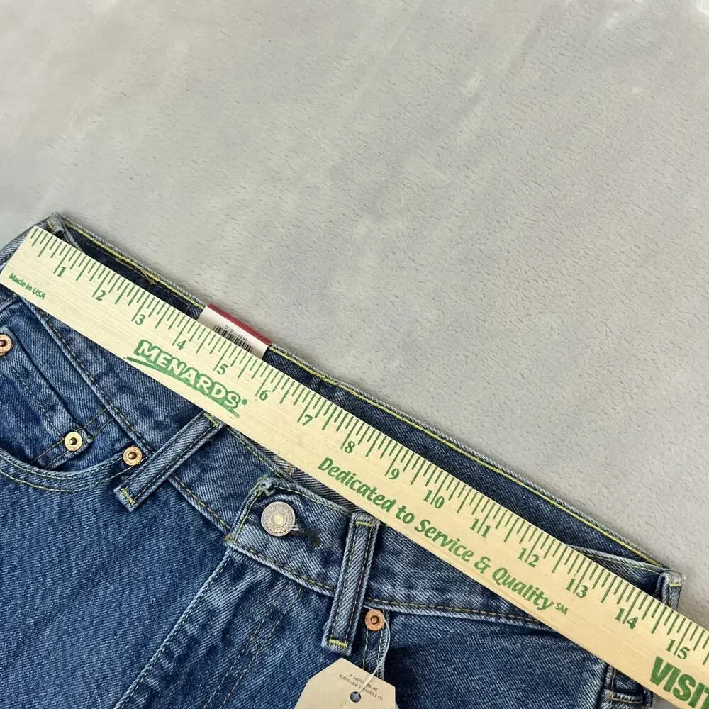 Levis 505 Jeans Mens 30 Straight Leg Rework Altered Hem Upcycling Project READ‎